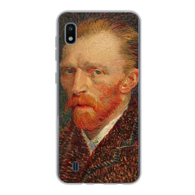Produktbild von MuchoWow® Handyhülle Schutzhülle Hülle für Samsung Galaxy A10 Selbstporträt - Vincent van Gogh Silikon Softcase Handy Hülle - Schutzhülle