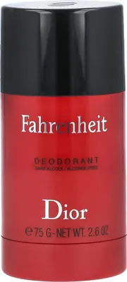 Obrázok produktu pre Dior Fahrenheit, Muži, Parfumovaný antiperspirant, Tuhý dezodorant, Tyč, 75 g, AQUA (WATER) ● BUTYLENE GLYCOL ● GLYCERIN ● SODIUM STEARATE ● NYLON-12 ● PARFUM...