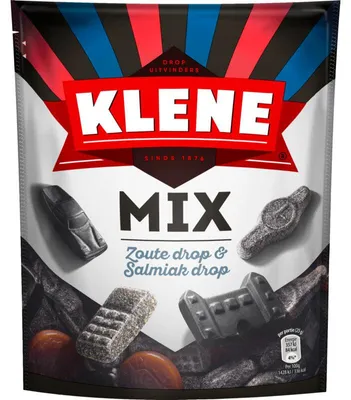 Produktbild von Klene Zoute & Salmiak Mix 270g – Salzige und salmiakhaltige Lakritzstücke