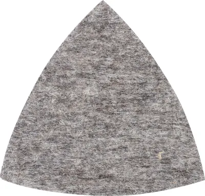 Image de Feutre de polissage pour ponceuse triangulaire et multi-coupe, dur, velcro, 93 mm