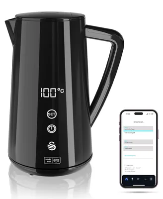 Image de Swan SK14650BLKN, 1,5 l, 1 800 W, noir, acier inoxydable, thermostat réglable, fonction de maintien en température