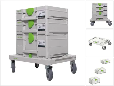 Zdjęcie produktu dla Płyta walcowa Festool SYS-RB + Systainer SYS3 M 112 + M 137 + M 187