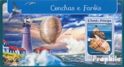 Produktbild von Briefmarken Sao Tome e Principe 2016 Mi Block 1216 (kompl. Ausgabe) postfrisch Muscheln und Leuchttürme