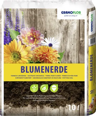 Obrázek produktu pro Substrát Gramoflor - Květinový s jílem 10 l