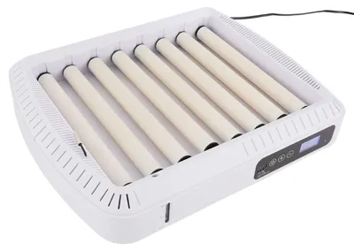 Obrázok produktu pre Brutomat – plne automatický inkubátor na vajcia – kapacita 35 vajec – inteligentné riadenie teploty – vhodný pre slepice, kačice a prepelice – biela farba