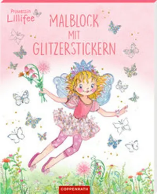 Produktbild von Malblock mit Glitzerstickern (Prinzessin Lillifee)