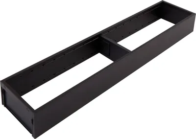Produktbild von BLUM AMBIA-LINE Schubkastenrahmen schmal 100mm, NL500mm, Stahl carbonschwarz matt