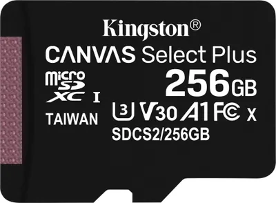 Obrázek produktu pro Kingston Technology Canvas Select Plus 256 GB MicroSDXC UHS-I Class 10