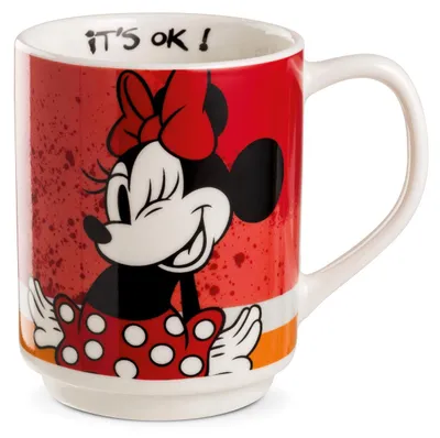 Obrázek produktu pro Porcelánový hrnek Minnie, červený