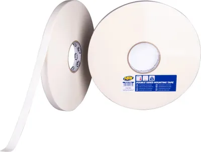 Image de HPX - Ruban adhésif double face - Blanc - 19 mm x 50 m - UE -
