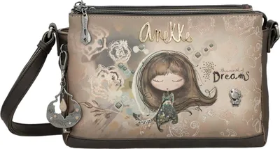 Immagine prodotto di Anekke borsa a tracolla Real 3 Compartment Crossbody Bag Multicolor multicolore
