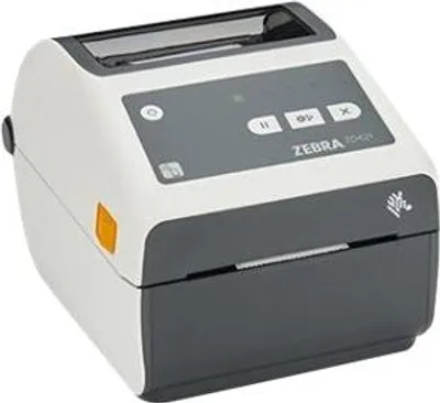 Produktbild von Zebra ZD421 - Wärmeübertragung - 300 x 300 DPI - 102 mm/sek - Verkabelt & Kabellos - Grau - Weiß