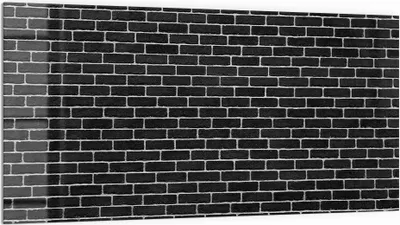 Produktbild von DEQORI Küchenrückwand Glas 100x50 cm 'Monolith der Stärke' Spritzschutz Bad Rückwand Küche