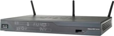 Produktbild von Cisco 886G, 10, 100 Mbit/Sek, Ethernet (RJ-45), ADSL, ADSL2/2+ Annex B, IEEE 802.11a, IEEE 802.11b, EIGRP, HSRP