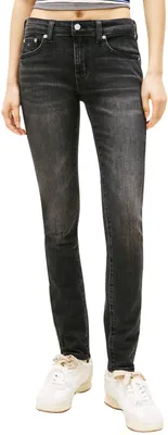 Produktbild von Tommy Jeans Damen Jeans Hose Sophie Skinny Low Waist, Schwarz (Denim Black), 24W/28L