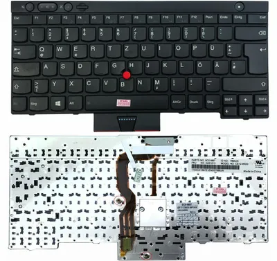 Produktbild von DEUTSCHE - Tastatur ohne Beleuchtung für Lenovo Thinkpad T430i, W530