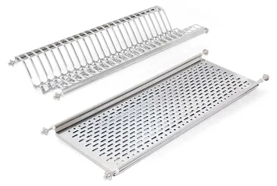 Zdjęcie produktu dla Emuca Stojak na talerze do szafek wysokich, moduł 700 mm, Stal nierdzewna