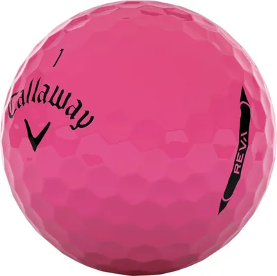 Produktbild von Callaway REVA Golfbälle – Maximale Länge, gerader Ballflug und hohe Fehlerverzeihung (Dutzend) Pink