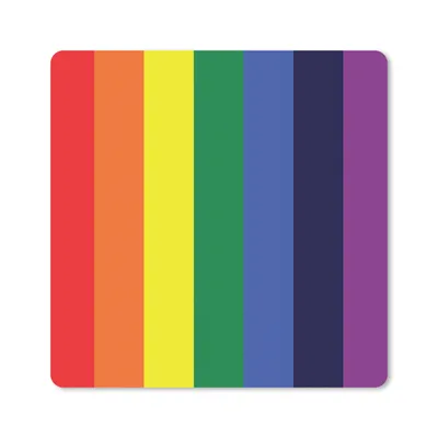 Produktbild von MuchoWow® Mauspad Mousepad Regenbogen - Muster - Stolz 30x30 cm - Mousepads - Maus Mat - Pad - Mausunterlage - Gaming