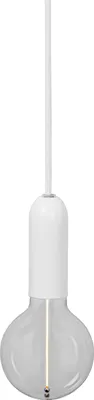 Produktbild von OSRAM Vintage 1906® Pendelleuchte ROUND E27, weiß, max. 25W (LED 15W), E27 Sockel, runder Baldachin, Innenraum-Pendelleuchte, Kombination mit 1906 Vintage-Lampen, Kombination mit smarten Lampen
