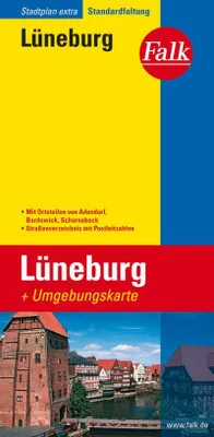 Produktbild von Falk Stadtplan Extra Standardfaltung Lüneburg mit Ortsteilen von Adendorf