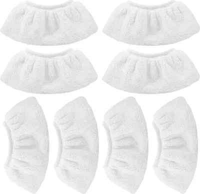 Produktbild von 8 Stück Mikrofaser-Tuchset für Kärcher Dampfreiniger Handdüse Fur SC1 SC2 SC3 SC4 SC5 SC7