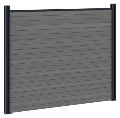 Produktbild von Zaunelement WPC und Aluminium Grau
