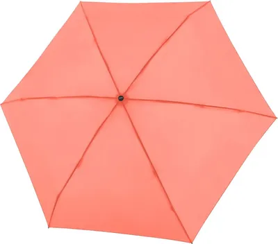 Produktbild von doppler Taschenregenschirm Regenschirm Fiber Mini Compact Uni Neon Coral koralle