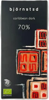 Produktbild von Björnsted Caribbean Dark 70% Bitterschokolade 100g -