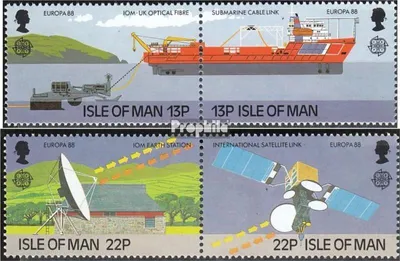 Produktbild von Briefmarken GB - Isle of Man 1988 Mi 367-370 Paare (kompl.Ausg.) postfrisch Europa