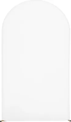 Immagine prodotto di Supporto per fondale ad arco, 2,2 x 1,2 m, struttura stabile, facile da montare, 1 pezzo Supporto per fondale ad arco in metallo dorato con copertura per matrimoni, feste di compleanno, festività e decorazioni per cerimonie