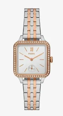 Produktbild von Fossil Colleen BQ3907 Damenarmbanduhr Edelstahl Two-Tone Roségold