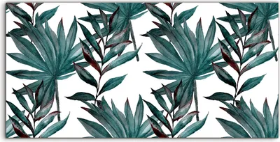 Produktbild von Coloray Canvas 120x60  Wandbild Leinwand Bilder Dunkler Monstera Blätt Tropische Vintage