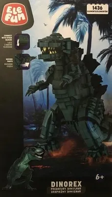 Produktbild von Elefun Dinorex Räuberischer Dinosaurier Bausteine Großes Set