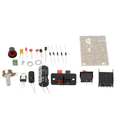 Obrázek produktu pro Regulovaný napájecí zdroj DIY Kit,DC regulované napájení DIY Kit,Nastavitelný napájecí zdroj DIY Kit,Napájecí deska DIY Kit,Napájecí zdroj Kit,LM317 nastavitelný napájecí zdroj Kit