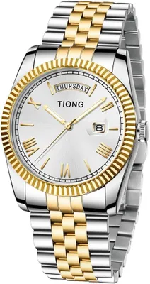 Produktbild von Herren Uhren Quarz Armbanduhr Wasserdicht Datumsanzeige Edelstahl Analoger Uhren für Männer
