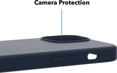 Produktbild von AlzaGuard Silikonhülle Kompatibel mit Magsafe pro iPhone 14 modrý