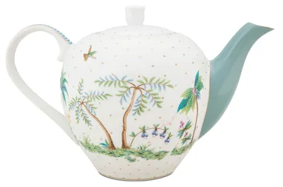 Image de PiP Studio 51005059, théière "Jolie Dots" dorée, petite, 0,75 litre