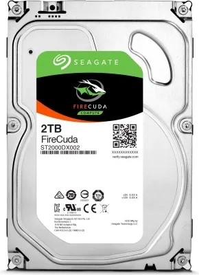 Produktbild von Seagate FireCuda 2TB Hybrid Festplatte SSHD 3,5' 64MB Cache SATA III ST2000DX002