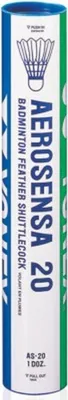 Produktbild von Yonex - Federball "Aerosensa 20" 12er-Pack CS436 (Einheitsgröße) (Weiß)