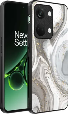 Produktbild von Smartphonica Telefon Fall geeignet für OnePlus Nord 3 mit Marmor Druck - TPU zurück Abdeckung Fall Marmor Design - Silber