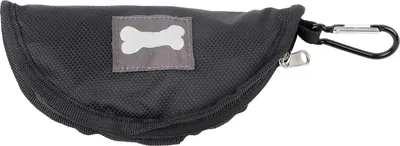 Obrázek produktu pro Pet Dog Puppy Cat Folding Feeder Feeding Watering Portable Dish Bowl Black
