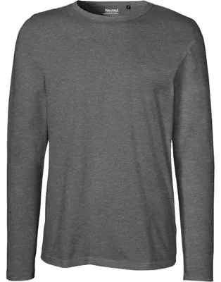 Produktbild von Neutral - T-Shirt für Herren Langärmlig LT4429 (M) (Grau meliert)