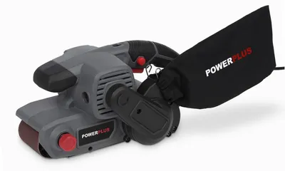 Zdjęcie produktu dla Powerplus POWE40040, Szlifierka taśmowa, Czarny, Szary, 380 m/min, 106 dB, Prąd przemienny, 2 m
