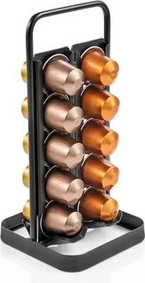 Obrázek produktu pro Tescoma 900908, 20 kapsle/kapslí, Kov, Černá, Nespresso, 104 mm, 104 mm