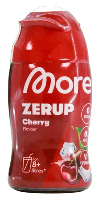 Produktbild von More Zerup Cherry Flavour Getränkesirup Zero, 5er Pack (5 x 65ml Flasche)