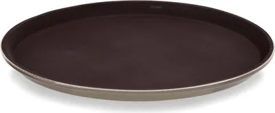 Produktbild von 20x Tablett Gastro schwarz rund Ø 36 cm rutschhemmend PP