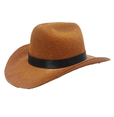 Produktbild von Heikoeco® Mini-Haustier Cowboyhut für Katzen und Hunde – stylische Cowboy-Mütze für Halloween und Partys, verstellbar, hochwertiges Material, charmant