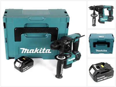 Produktbild von Makita DHR 171 T1J Akku Bohrhammer Brushless SDS Plus + 1x Akku 5,0Ah + Makpac - ohne Ladegerät