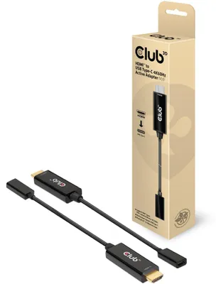 Produktbild von Club3D Adapter HDMI 2.0 > USB-C 4K60Hz aktiv St/Bu